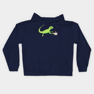 Lizard Print T-Shirt | Lizard Owner Gift | Animal Lover T-Shirt | Graphic Gecko Shirt | Wildlife Print Shirt | I Love Lizards Kids Hoodie